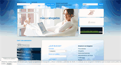 Desktop Screenshot of masqueabogados.com