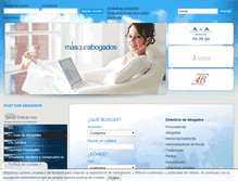 Tablet Screenshot of masqueabogados.com